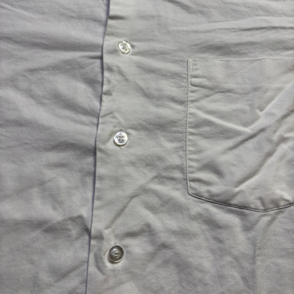 Vintage 60s Arrow Gordon Oxford Shirt Mens White Cotton Button Down USA Made - Picture 6 of 8